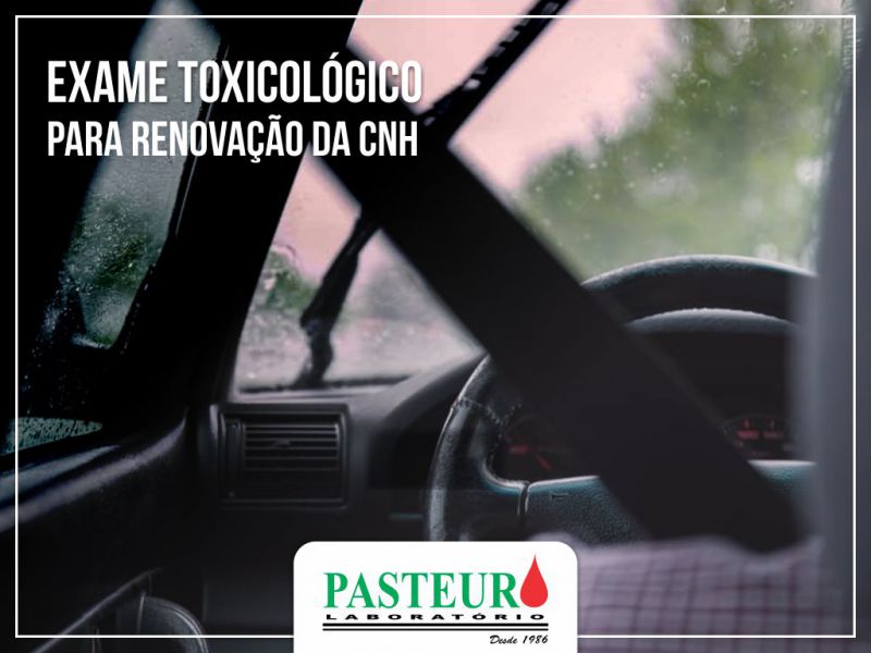  Toxicológico para renovação de CNH