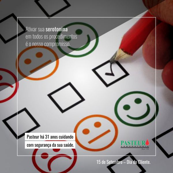  Feliz dia do cliente!