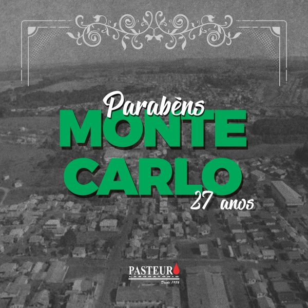 Parabéns Monte Carlo!