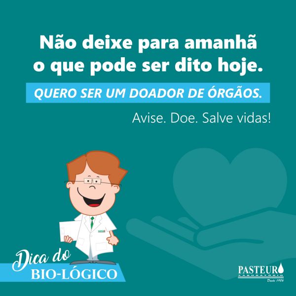 Seja um doador, salve vidas!